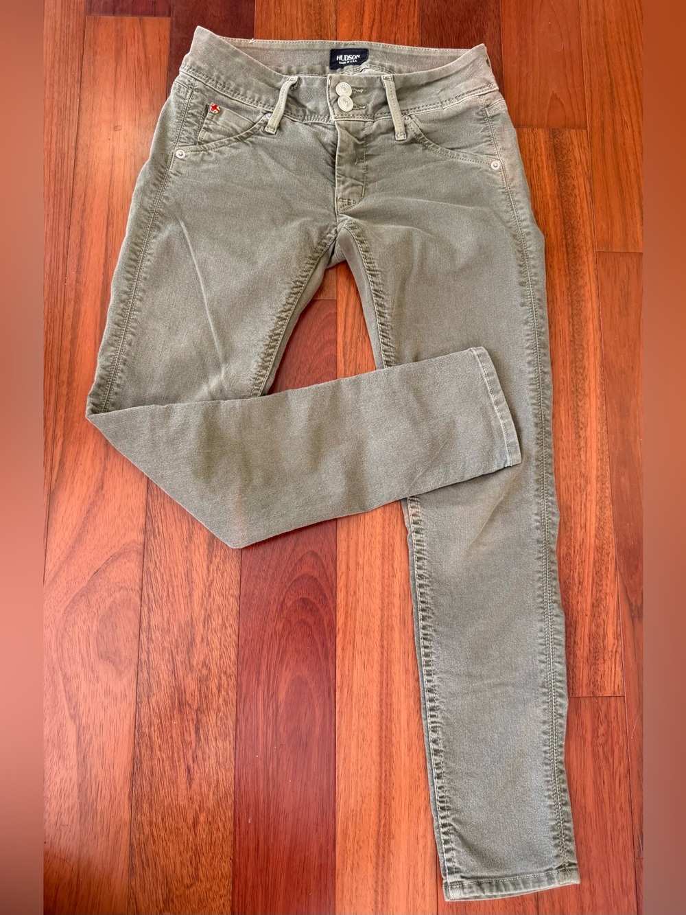 Hudson Jeans Skinny Olive Green Women’s Jeans